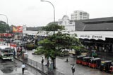 Colombo trains in monsoon rains