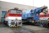 Diesels galore at Zvolen loco depot