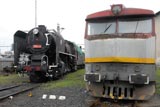 Diesels galore at Zvolen loco depot
