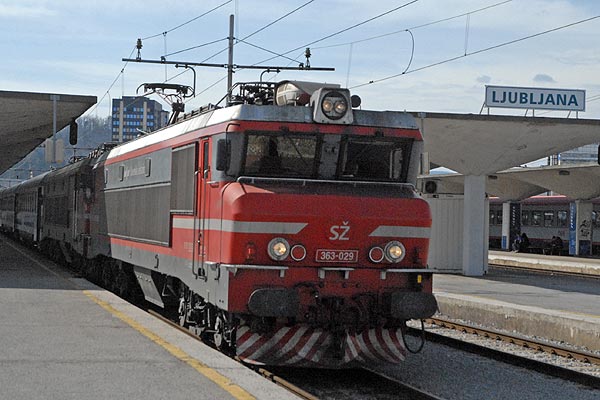 Ljubljana - Slovenian Railways (SZ) class 363 363-029