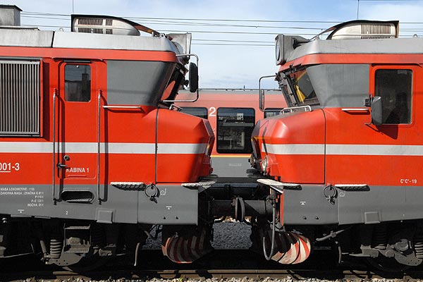 Ljubljana - Slovenian Railways (SZ) class 363 363-001 & 363-024