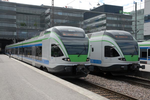 Helsinki area trains

