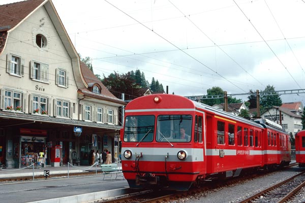 St Gallen metre gauge trains
