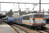 Variety of trains at Dijon Ville
