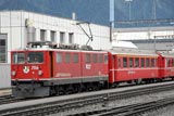 Lunchtime RhB trains at Landquart 