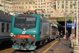 Trains at Genova Piazza Principe station