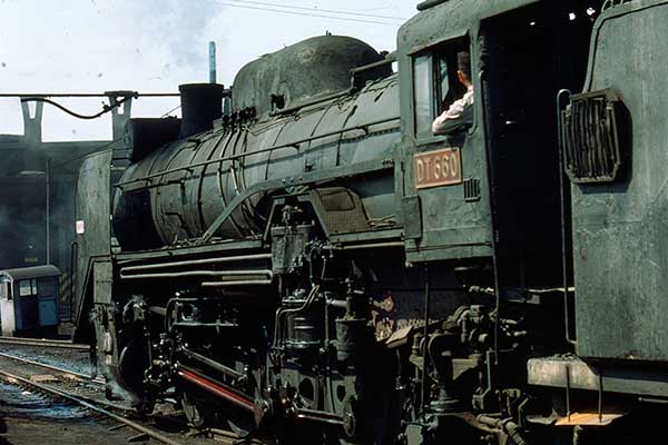 TRA DT660 (ex-JNR D51 class 2-8-2) at Chiayi