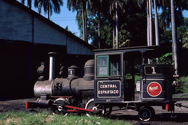 Central Espartaco sugar mill steam locos